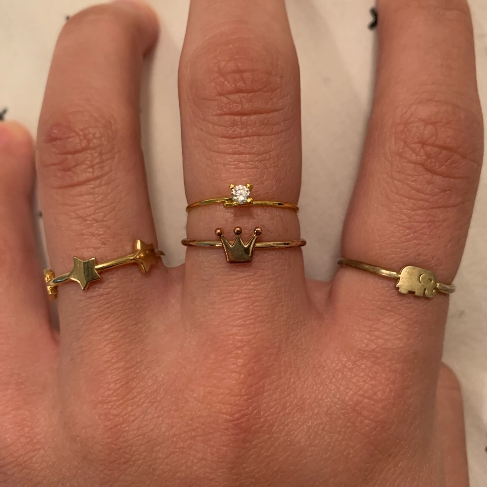 gold rings - Picture 2 of 2